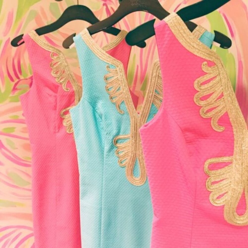 SOLD Lilly Pulitzer Janice Shift Dress-Shorely Blue-Size 6